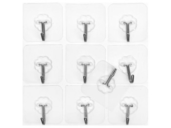 Гачки декоративні самоклеючі (ціна за набір 10шт)