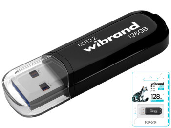 USB флеш-накопитель 3.2 Wibrand 128gb Marten Gen1, цвет черный