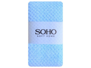 Рушник лазневий Soho, 35×75 см, мікрофібра, колір блакитний