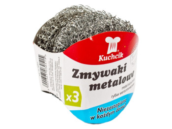 Губка металлическая Kuchcik 3шт.
