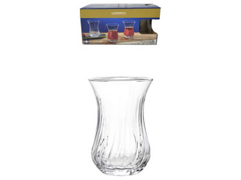 Набор стаканов Армуда, для турецкого чая, 160мл (цена за набор 6шт)