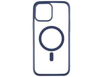Чохол Color+MagSafe для iPhone 13 Pro Max Колір 08, Темний Синій