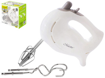 Миксер Maestro 300Вт коричневые вставки, 7 скоростей, 2 венчика, 2 насадки