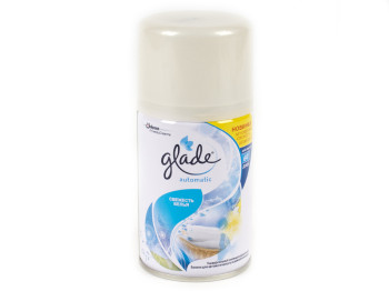 Сменный балон Glade для автоматического освежителя "Свежесть белизны" 269мл