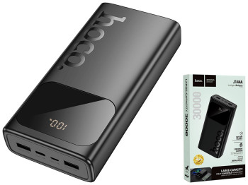 Універсальна мобільна батарея Power Bank Hoco J144A Hymn 30000mAh, колір чорний