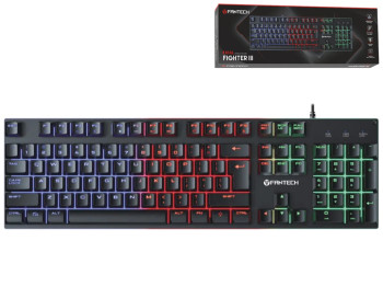 Клавиатура игровая Fantech FIGHTER II K614L, Цвет Черный
