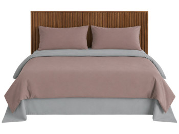 Комплект постельного белья Soho, полуторный, Rose, Light gray, 150х200 см, 4 предмета