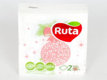 Салфетки "Ruta Double Lux" - "Новогодние" двухсл. 24x24см 40шт