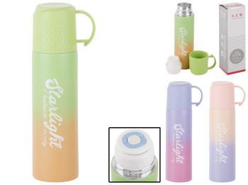 Термос металлический SZM Seailight крышка с ручкой, 500мл