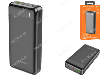 Универсальная Мобильная Батарея Borofone BJ19A PD20W+QC3.0 20000 mAh, Black