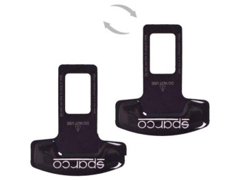 Заглушка ремня безопасности алюминиевая Sparco (цена за 1шт)