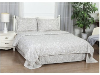 Комплект постельного белья SOHO, Flover Beige, полиэстер, евро 200×220 см