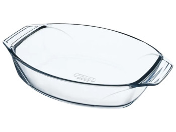 Форма для запікання Pyrex, овальна, 35×24×7 см, 3 л, боросилікатне скло