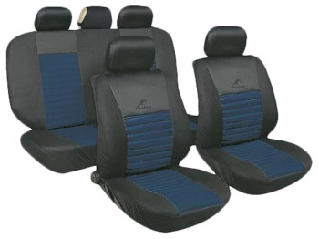 Набор чехлов MILEX "Tango AG-24016-23" полный комплект (2 перед, 2 зад, 5 подг, оплетка на руль) син