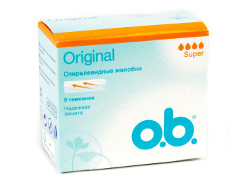 Тампони O.b. Super 4краплі 8шт