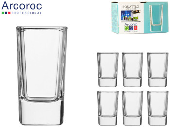 Набор рюмок Arcoroc Quattro 80мл (цена за набор 6шт) 59097