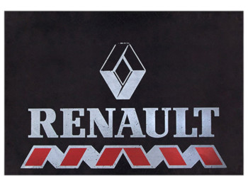 Бризковики для вантажних машин, Renault, гума, 330×470мм, колір чорний (ціна за 2шт)