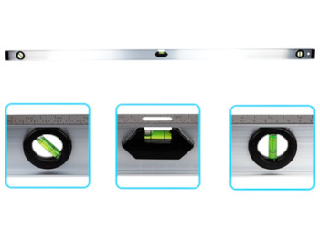 Рівень будівельний Alloid 150 см, 3 капсули, 2 ручки