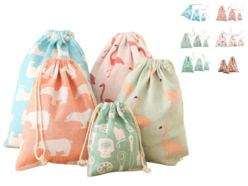 Мешочек для хранения продуктов/круп/подарков Эко многоразовый, 25х31см