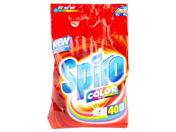 Стиральный порошок бесфосфатный Spiro Сolor 4,00 кг (Польша)