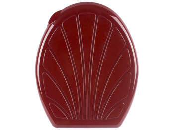 Сиденье для унитаза пластиковая Ромашка (цвет - бордо) Efe plastics