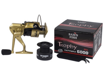 Катушка Sams Fish Trophy 6000 3bb, пластиковая шпуля