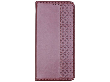 Чохол-книжка Chess Skin для Samsung Galaxy A34 5G, колір Bordo