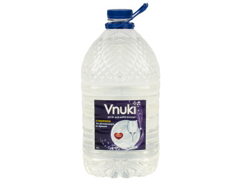 Средство для мытья посуды Vnuki Без аромата и красителей с глицерином 5л