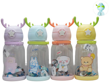 Бутылка-поилка детская, пластик, 500мл (цена за 1 шт)