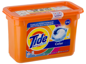 Рідкий гель в розчинних капсулах TIDE Color 15шт