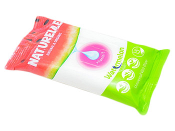 Вологі серветки NATURELLE watermelon 15шт