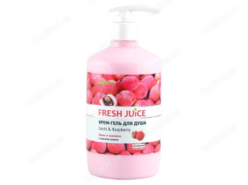 Крем-гель для душу Fresh Juice Litchi & Raspberry лічі та малина 750мл