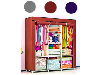 Шафа тканинна розкладна для зберігання речей, 130x45x175см R93320