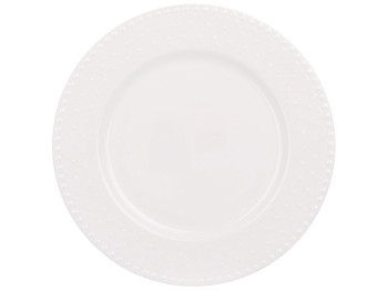 Тарелка обеденная Grace, 28х1,8см, цвет - белый
