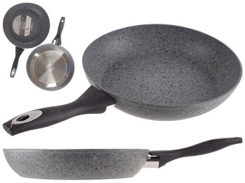 Сковорода литая Besser покрытие Granite индукционное дно без крышки 28см