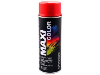 Эмаль аэрозольная универсальная декоративная MAXI COLOR ярко-красный 400мл
