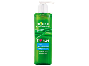 Гель для вмивання гіалуроновий Біокон I love aloe 200мл