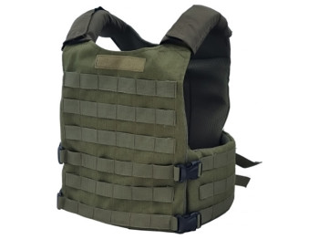 Плитоноска без плит (пряжка-фастекс), зеленый