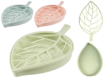 Мыльница 17х10,5х2см (цвета ассорти)