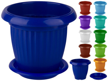 Горшок для цветов с подставкой круглый 190мм 2,0л Консенсус