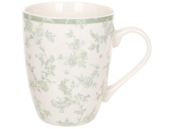 Кружка порцелянова Floral Green, 350мл
