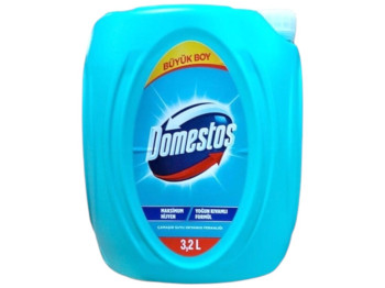 Средство для туалета Domestos Bleach Ocean Freshness, очищение, удаление налёта и запахов, 3240мл