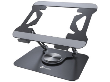 Підставка для ноутбука Fantech NS10, алюмінієвий сплав, поворотна, 280×235×47мм, колір чорний