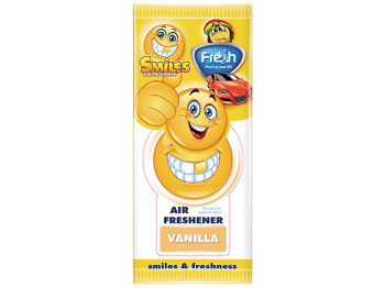 Освежитель воздуха Fresh Way "SMILES DRY" сухой листик Vanilla