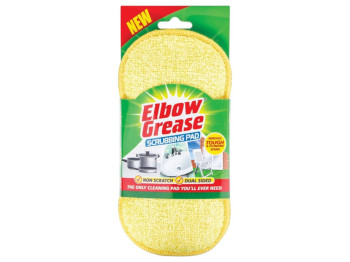 Губка Elbow Grease Scrubbing Pad абразивная, жёлтая
