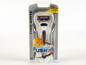Станок для гоління Gillette "Fusion CoolWhite" + 1 картридж