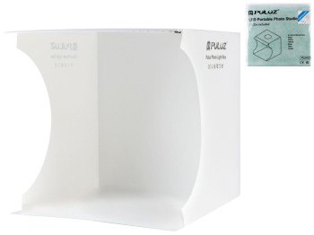 Лайтбокс Puluz PU5022, 20см, 2 Лампи 6 Фонів, колір білий