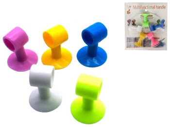 Накладки-стоппер защитные на дверные ручки, 4,5см (цена за набор 5шт)