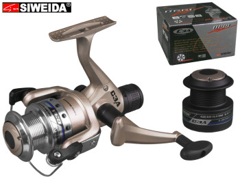 Котушка Siweida "Reel C3A" 4bb металева шпуля з додатковою пластиковою шпулею