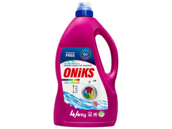 Гель для стирки Oniks Color, для цветного белья, концентрат, 112 стирок, 4,4 кг